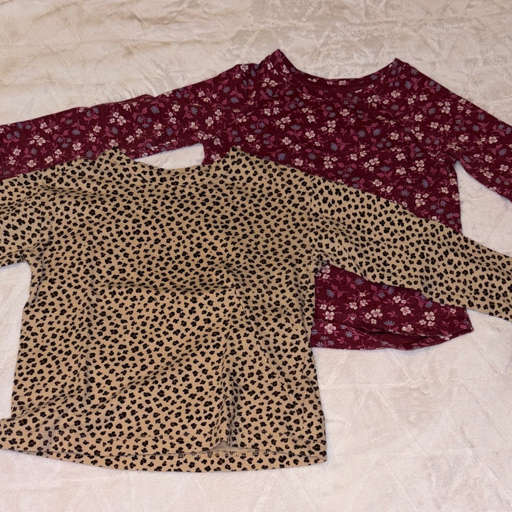 Kids Leopard and Floral Long Sleeve Tops Old Navy & Cat&Jack